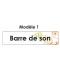 Étiquette télécommande Barre de son