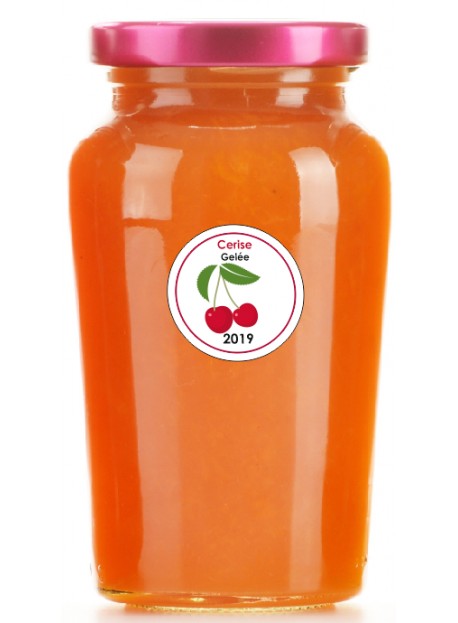 Etiquette Pomme  pot et bocal en verre