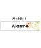 Étiquette télécommande alarme