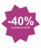 Étiquette soldes rose