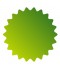 Étiquette prix vert clair