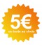 Étiquette prix orange