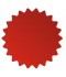 Étiquette prix rouge