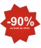 Étiquette promotion rouge