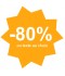 Étiquette soldes orange