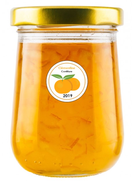 Etiquette Pomme  pot et bocal en verre