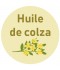 Étiquette huile colza