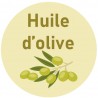 Étiquette huile d'olive