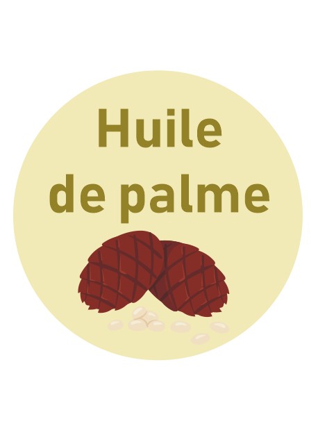 Étiquette huile de palme