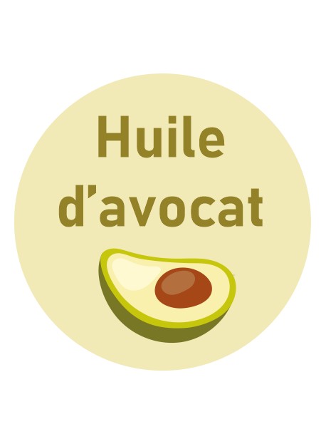 Étiquette huile avocat