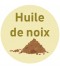 Étiquette huile de noix