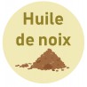 Étiquette huile de noix