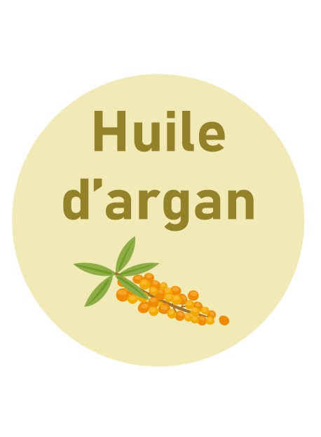 Étiquette huile d'argan