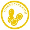 Sticker allergie cacahuètes