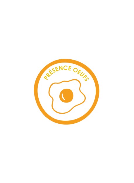 Sticker présence allergène oeufs