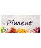 Étiquette Piment pots et bocaux
