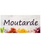 Étiquette pot moutarde