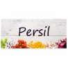 Étiquette Persil pots et bocaux