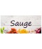 Étiquette Sauge pots et bocaux