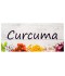 Étiquette Curcuma pots et bocaux