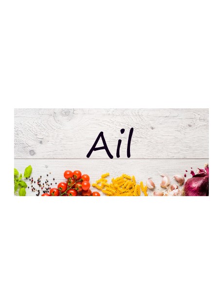 Étiquette Ail pots et bocaux