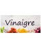 Étiquette Vinaigre bouteille