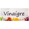Étiquette Vinaigre bouteille