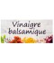 Étiquette Vinaigre balsamique bouteille