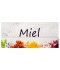 Étiquette Miel pots et bocaux